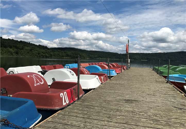 Bootsverleih am Laacher See. Foto: privat