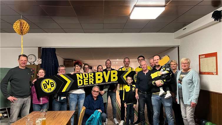 „Borussen-Power Untermosel e.V.“ feierte den Start ins neue Jahr. Foto: privat