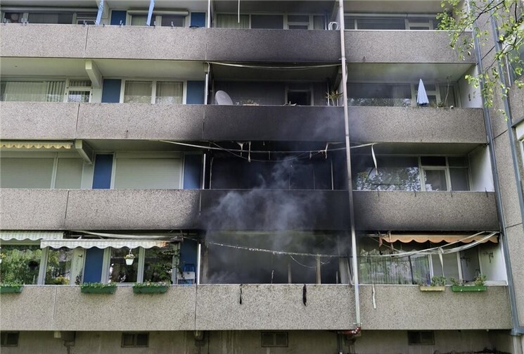 Brandeinsatz Brüsseler Straße