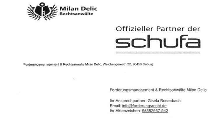 Briefkopf der betrügerischen Schreiben. Foto: Polizei 