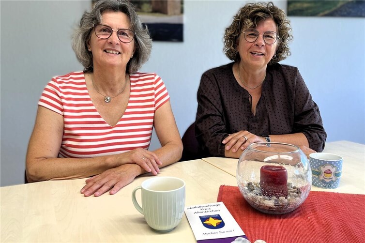 Brigitte Mockenhaupt-Weber und Regine Wald
