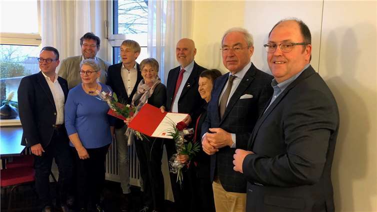 Brigitte Waldorf und Hermann Kleber wurden für 40- und 50-jährige Mitgliedschaft geehrt.Foto: privat