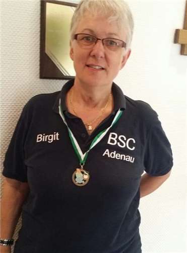 Bronze für Birgit Becker in der Disziplin KK 100m Auflage. privat