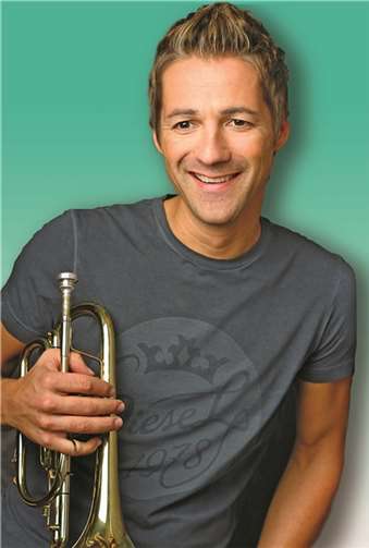 Bruce Kapusta, „Der Clown mit seiner Trompete“.  Privat