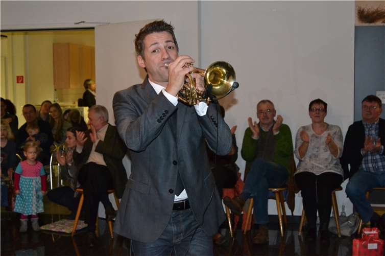 Bruce Kapusta ist bei der Weihnachtsfeier traditionell dabei.