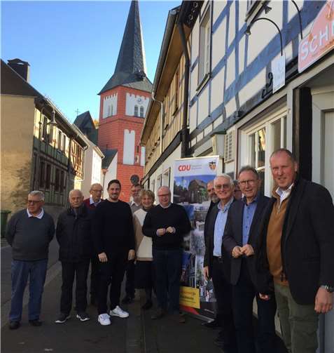 Bruchhausens CDU-Vorsitzender Stefan Heinrichs konnte viele interessierte Bürger begrüßen. Foto: privat