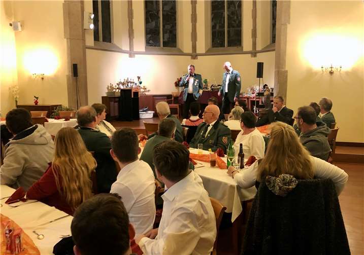 Brudermeister Uwe Prassel begrüßte zahlreiche Mitglieder in der St. Antonius Residenz zum Patronatsessen.Fotos: privat