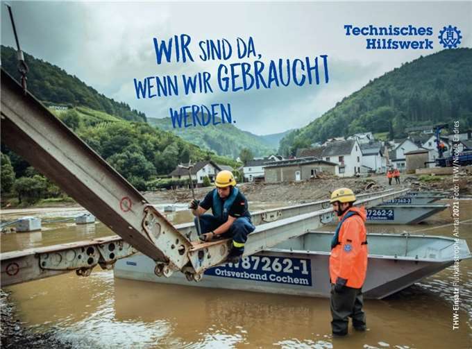 Brückenbau in Rech.