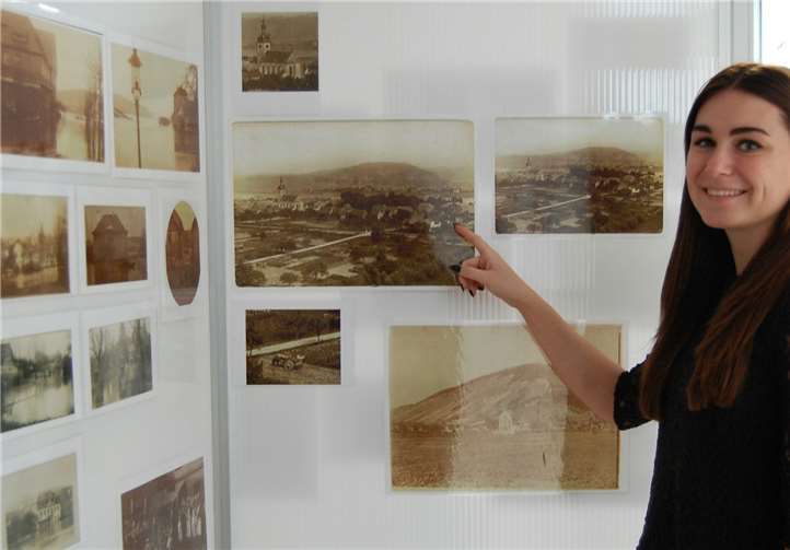 Brunnenkönigin Laura war als Museumsführerin im Einsatz.FA