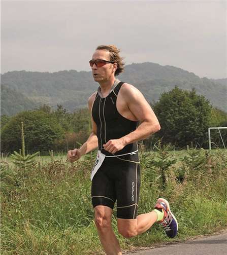 Bruno Demissie kam nach 2:18 Stunden ins Ziel.privat