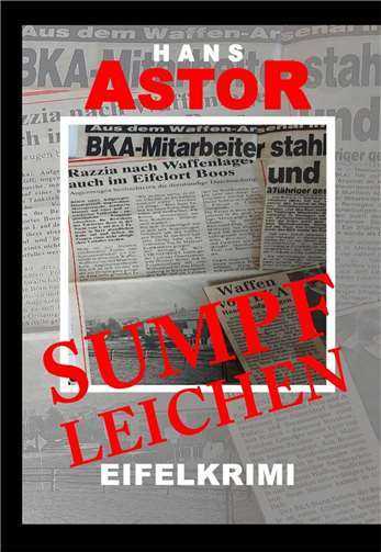 Buchcover des Eifelkrimies „Sumpfleichen“.