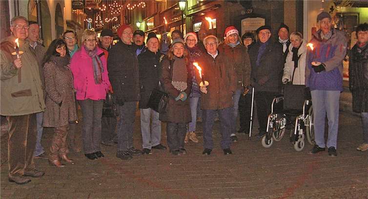 Buchstäblich in neuem Licht erlebten die Mitglieder des Skiclubs Andernach die Bäckerjungenstadt. privat