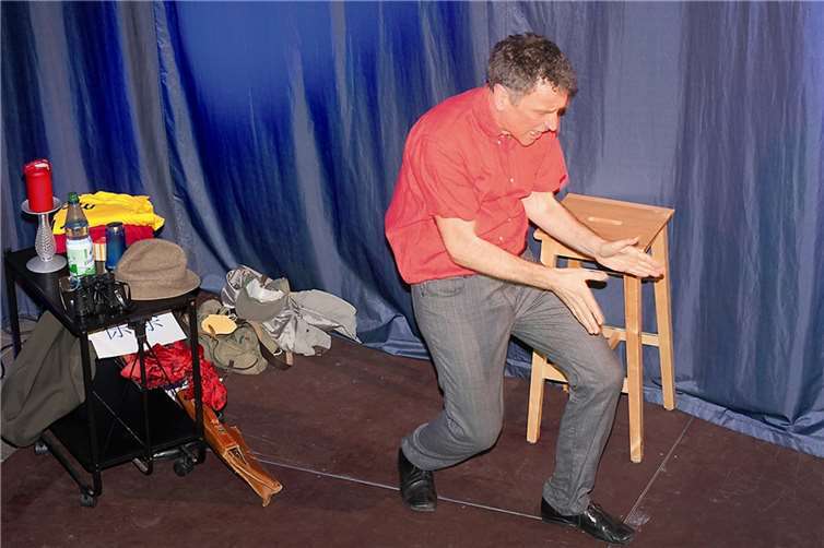 Büb Käzmann war auf der Bühne sehr wandlungsfähig.-WT-