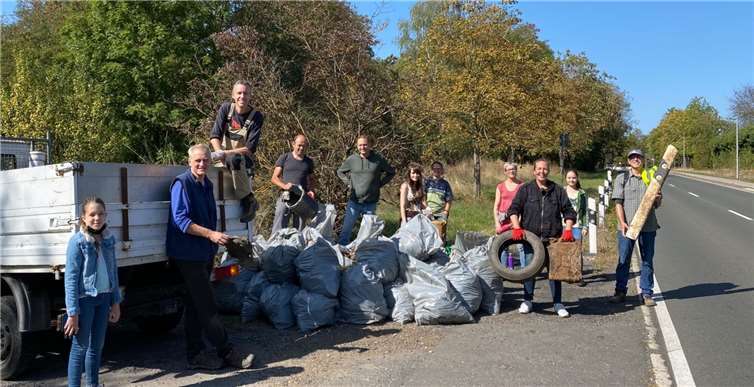 Bündnis 90/Die Grünen, Ortsverband Vallendar beim Worldcleanup Day.Quellen: Bündnis 90/Die Grünen, Ortsverband Vallendar