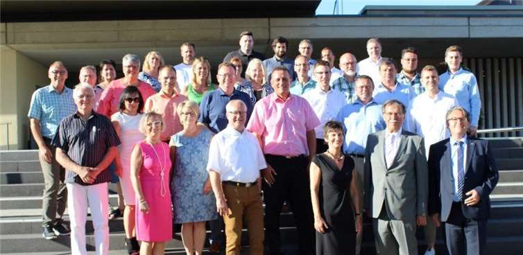 Bürgermeister Klaus Bell begrüßte die neu gewählten Mitglieder des Verbandsgemeinderates. Foto: privat