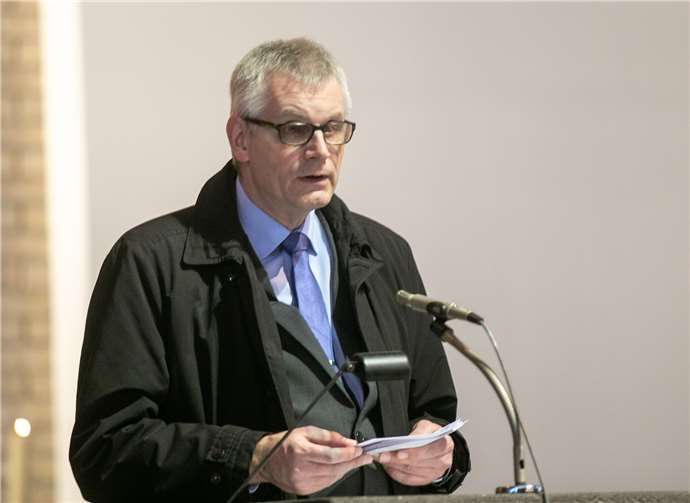 Bürgermeister Ludger Banken dankte den Pallottinern für ihr Wirken in der Stadt über fast neun Jahrzehnte.