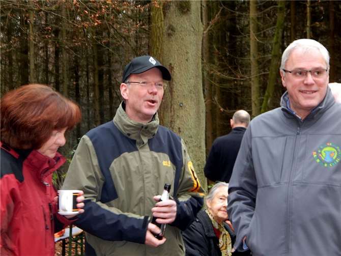 Bürgermeister Michael Thiesen und Verbandsbürgermeister Thilo Becker waren ebenfalls unter den Gästen.