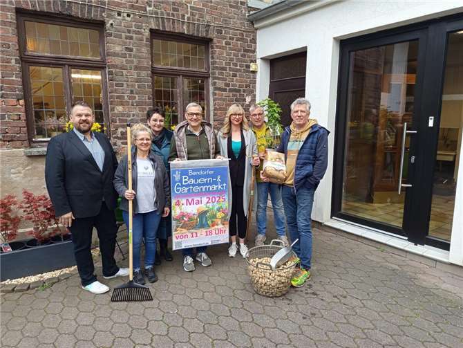 Bürgermeister Mohr und der Vorstand der Werbegemeinschaft Blickpunkt Bendorf und Aktiv Sayn freuen sich auf die Veranstaltung.. Fotos: Pressemitteilung Stadt Bendorf