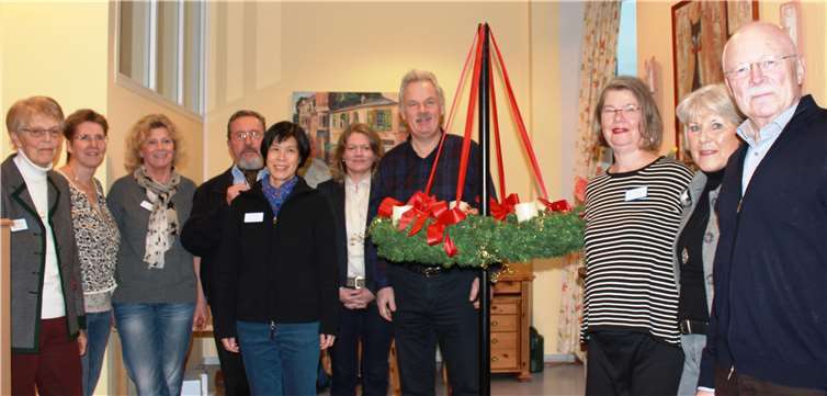 Bürgermeister Stefan Raetz war zu Besuch bei der Hospizgruppe.privat