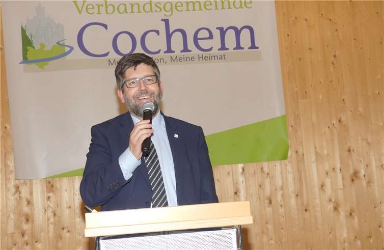 Bürgermeister Wolfgang Lambertz hatte zum Neujahrsempfang der VG Cochem ins Calmont-Forum eingeladen.