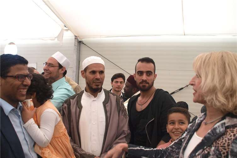 Bürgermeisterin Marie-Theres Hammes-Rosenstein wurde herzlich und begeistert begrüßt.