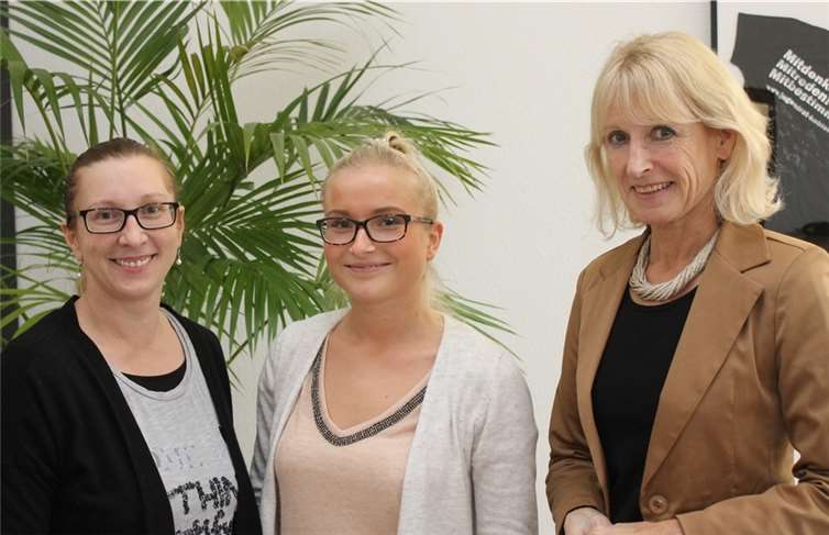 Bürgermeisterin Marie-Therese Hammes-Rosenstein wollte die erste FSJ’lerin im Bereich Politik beim Ordnungsamt kennenlernen und begrüßte sie herzlich.Pressestelle Stadt Koblenz