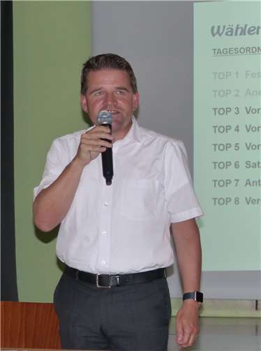 Bürgermeisterkandidat Holger Jung, CDU Fotos: J. Behne