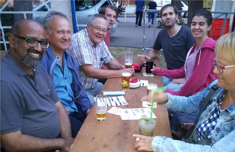 Bürgermeisterkandidat Josef Winkler mit Mitgliedern des OV der Grünen Bad Ems – Nassau. Bündnis 90/Die Grünen Bad Ems/Nassau