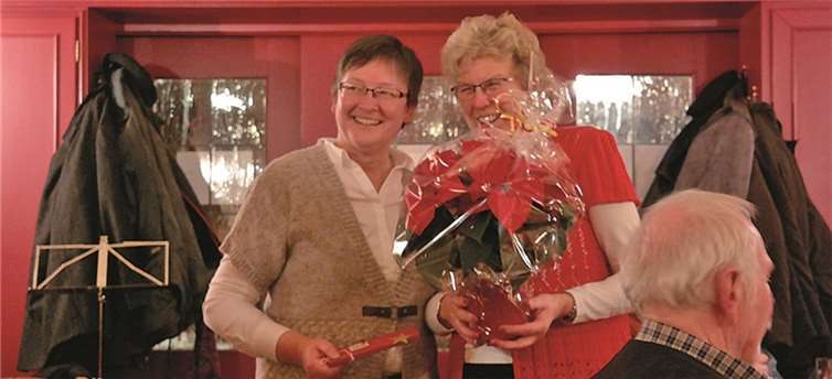 Bürgermeisterkandidatin Gisela Hein dankte Brigitte Leuning für ihren unermüdlichen Einsatz. privat