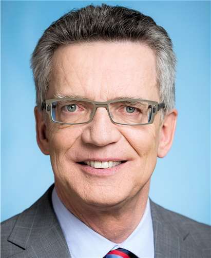 Bundesinnenminister Thomas de Maizière. Privat