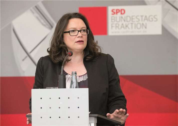 Bundesministerin Andrea Nahles. privat