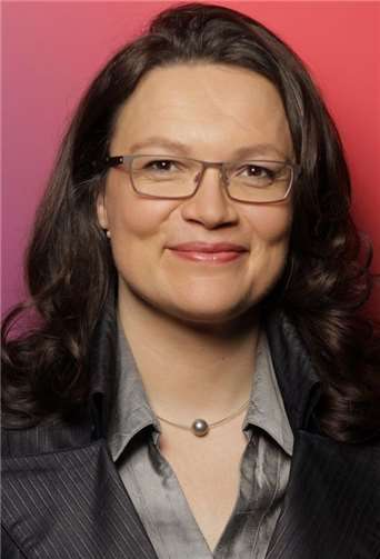Bundestagsabgeordnete Andrea Nahles. Privat