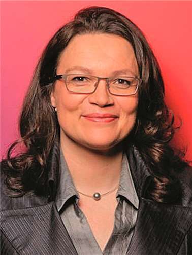 Bundestagsabgeordnete Andrea Nahles sah in der Förderung „ein gutes Zeichen für alle Kinder der Region“.privat