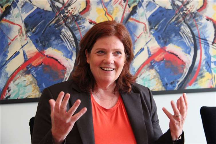 Bundestagsabgeordnete Sandra Weeser beim Redaktionsgespräch in Sinzig.  Fotos: GS