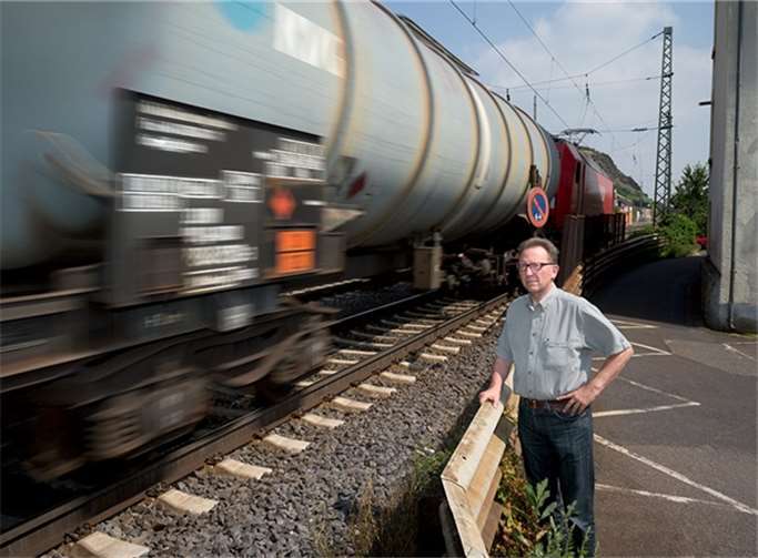 Bundestagsabgeordneter Erwin Rüddel setzt sich für eine Reduzierung des Bahnlärms ein. privat