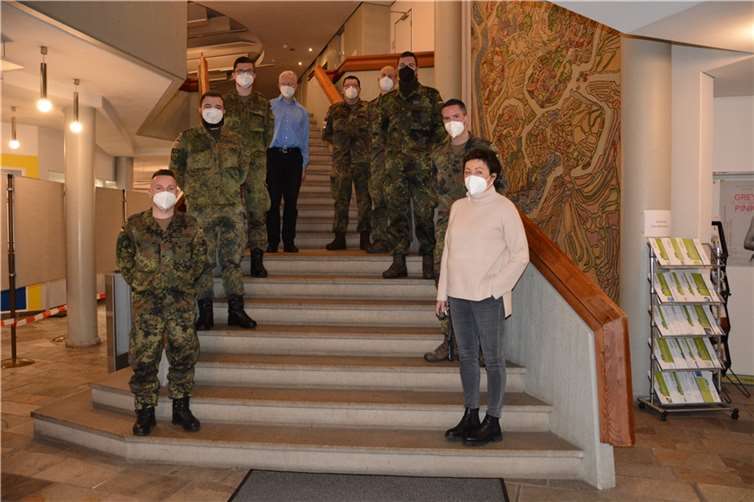 Bundeswehr wieder aktiv für die Gesundheit der Bürgerinnen und Bürger. Foto: Rhein-Lahn-Kreis