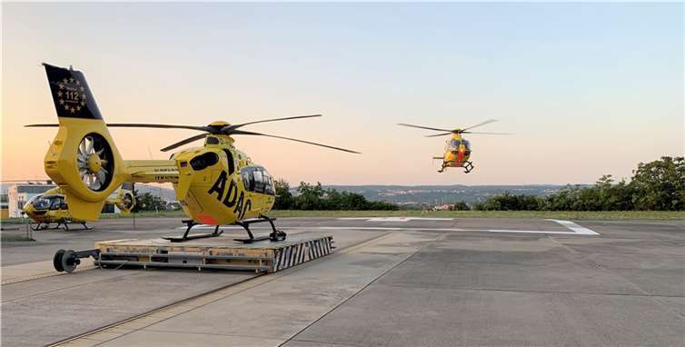 Bilanz der ADAC Luftrettung: 9.313 Einsätze in Rheinland-Pfalz Bundesweit verzeichnete die Luftrettungsstation Koblenz („Christoph 23“) mit 2.192 Einsätzen erstmalig die höchste Einsatzzahl, gefolgt von „Christoph 10“ in Wittlich mit 2.082 Einsätzen, „Christoph 18“ in Ochsenfurt mit 2.015 Einsätzen und „Christoph 31“ in Berlin mit 2.005 Einsätzen. Foto: Mirco Hillmann / ADAC