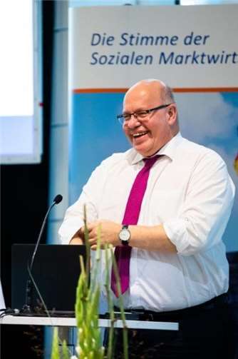 Bundeswirtschaftsminister Peter Altmaier während seiner Rede bei der Jahrestagung des Wirtschaftsrates. CGM