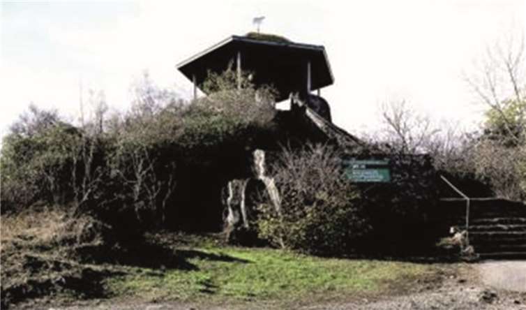 „Bunte Kuh“, ehemalige römische Posten- und Beobachtungsstelle. Fotos: privat