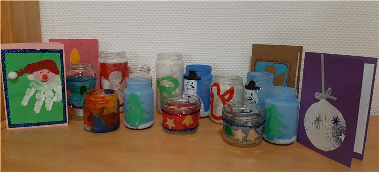 Bunte Lichter der Hoffnung bastelten die Arche Noah-Kinder. Foto: privat