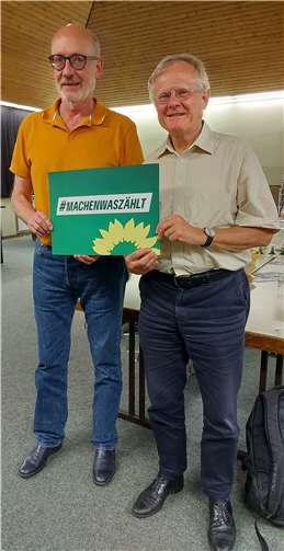 Burkhard Karrenbrock (li.) und Armin.  Foto: Ingrid Bäumler