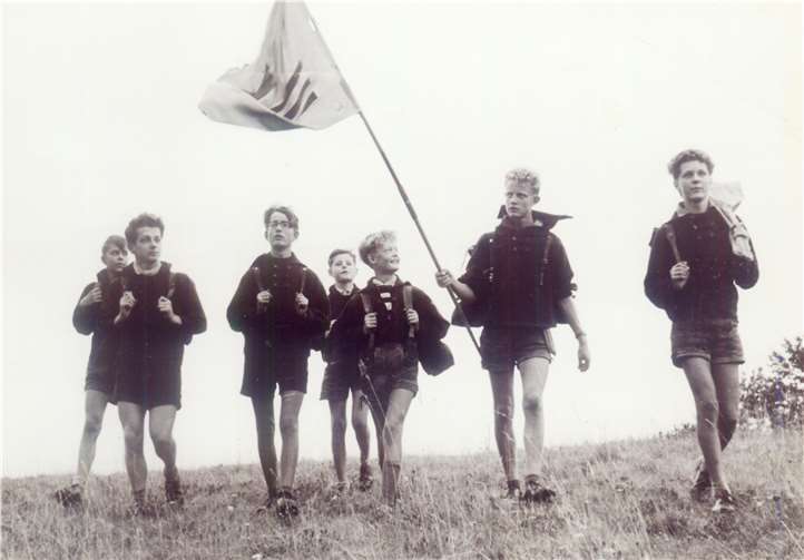 Burschen „auf Fahrt“: Ein Bild, das Generationen junger Deutscher beschreibt. Archiv/privat