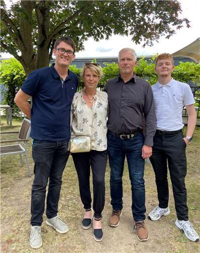 C. Schnack, A. Bungert-Brozek, M. Brozek, L. Geiermann.  Foto: privat/(FDP Maifeld)