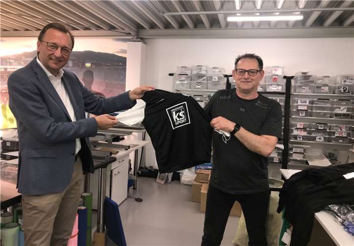 CDU-Bundestagsabgeordnete Josef Oster und Klaus Süßmeyer. Foto: privat