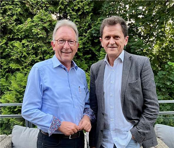 CDU-Bundestagsabgeordneter Erwin Rüddel und WHO-Epidemiologe Prof. Dr. Klaus Stöhr.  Foto: privat