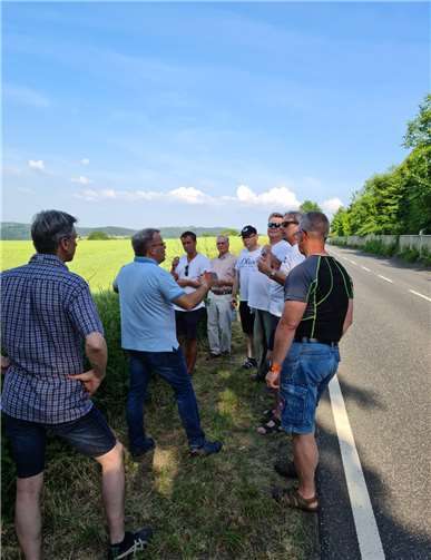 CDU Fraktion im OG-Rat Urbar und Fraktion im VG-Rat Vallendar bei der Ortsbegehung in Urbar.Fotos: privat