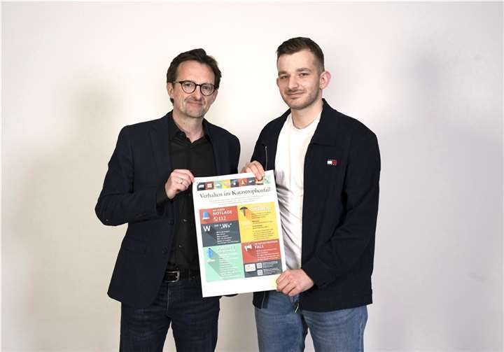 CDU-FraktionsvorsitzenderMichael Korden und Julius Knieps, stellvertretender JU-Kreisvorsitzender, freuen sich über den Erfolg des Antrags. Foto: privat