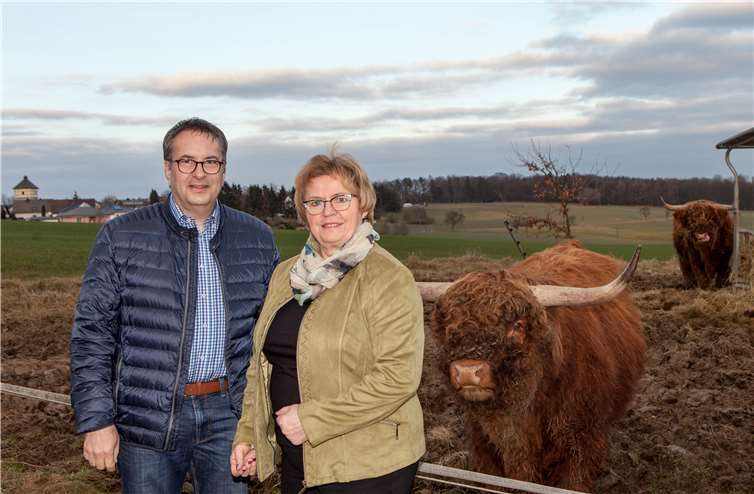 CDU Kreistagskandidaten Hella Holschbach und Hans-Dieter Spohr. Foto: Bernd Casper