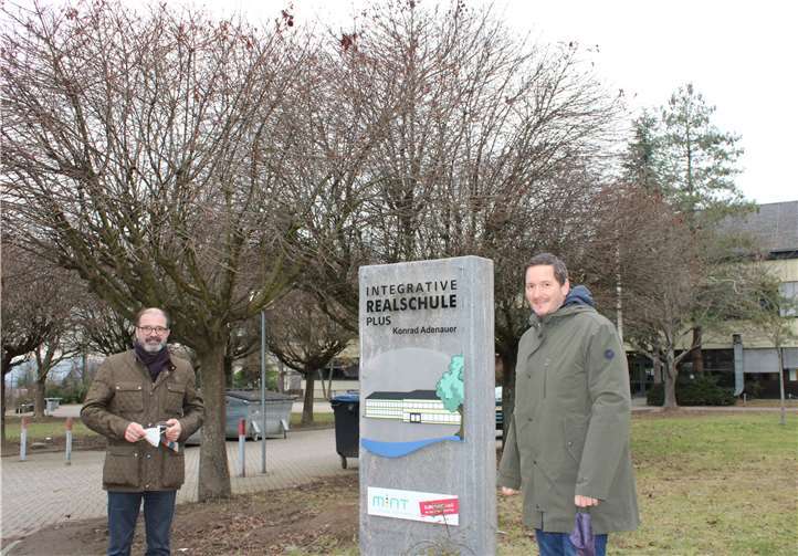 CDU-Landtagskandidat Peter Moskopp (l.) mit dem Vorsitzenden der CDU-Fraktion im Verbandsgemeinderat, Michael Helbach. Foto: privat