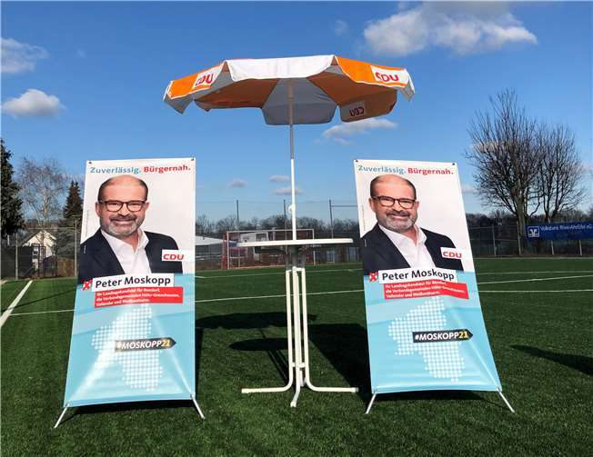 CDU-Landtagskandidat Peter Moskopp verzichtet auf den Straßenwahlkampf. Foto: privat